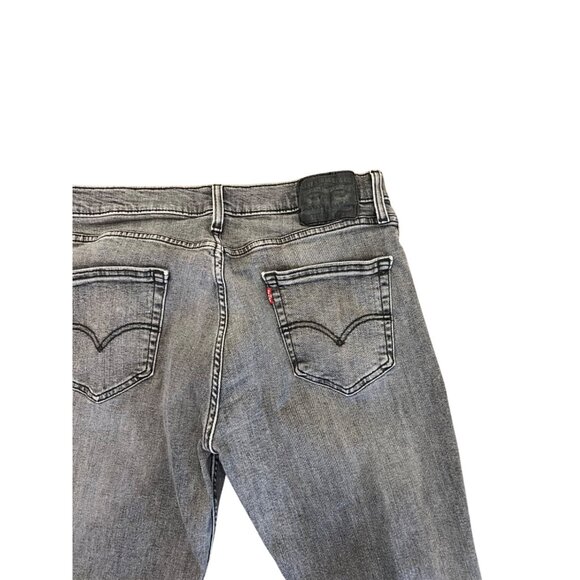 Levi's 511 Gray Straight Leg Denim Jeans Men's Size W34 L32 - Picture 4 of 6